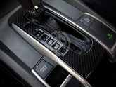Honda Civic X Carbon Fiber Gear Shift Cover Stylish & Durable Interior Accessory